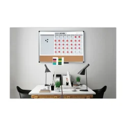 Outlet 1 in. x 1 in. Calendar Dates Interchangeable Magnetic Board Accessories - Red/White (35/Pack) Office Presentation Supplies
