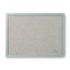 New 24 in. x 18 in. Designer Fabric Bulletin Board - Gray Fabric/Gray Frame Mailing, Packing & Shipping