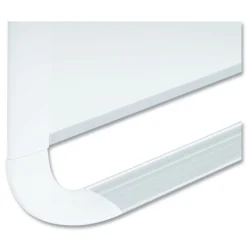Best 36 in. x 24 in. Gold Ultra Magnetic Dry Erase Boards - White Surface, White Aluminum Frame Office Presentation Supplies
