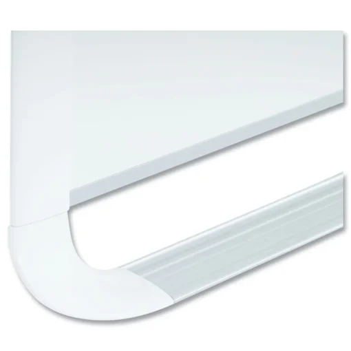 Best 36 in. x 24 in. Gold Ultra Magnetic Dry Erase Boards - White Surface, White Aluminum Frame Office Presentation Supplies