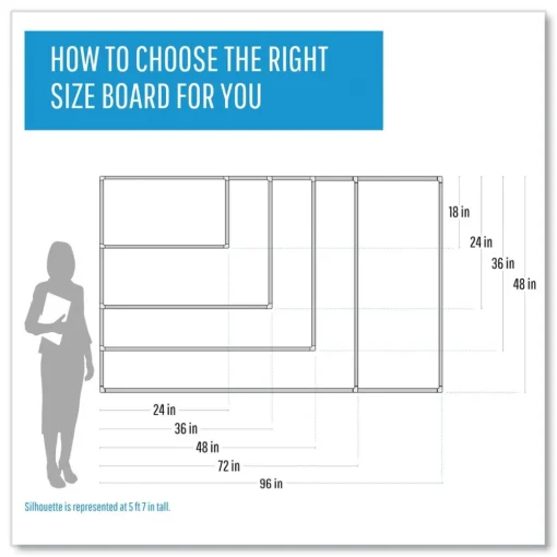 36 in. x 24 in. In-Out Magnetic Dry Erase Board - Silver Frame Office Presentation Supplies