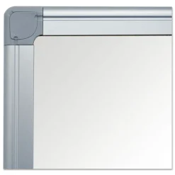 Sale 48 in. x 36 in. Value Lacquered Steel Magnetic Dry Erase Board - White Surface/Satin Aluminum Frame Office Presentation Supplies