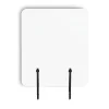 New GL0801393 Protector Series 47.2 in. x 0.16 in. x 35.4 in. Frameless Glass Desktop Divider - Clear/Aluminum (1/Carton) Office Furniture & Lighting
