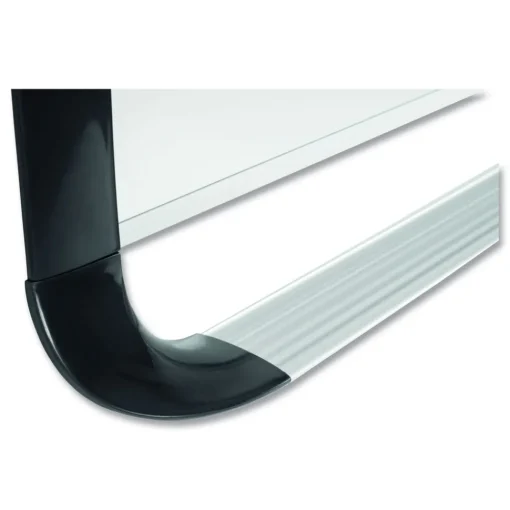 Outlet Gold Ultra 48 in. x 36 in. Aluminum Frame Magnetic Dry Erase Board - White/Black Office Presentation Supplies