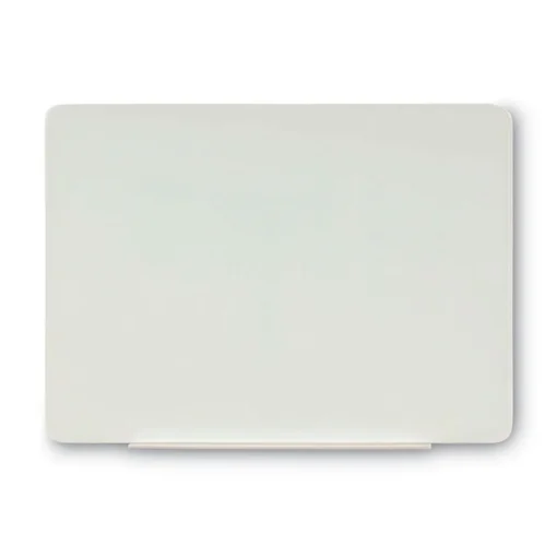 Clearance Lago 48 in. x 36 in. Magnetic Glass Dry Erase Board - Opaque White Office Presentation Supplies