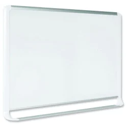 Sale Magnetic Gold Ultra 48 in. x 36 in. Dry Erase Boards - White Surface/White/Natural Aluminum Frame Office Presentation Supplies