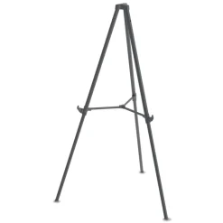 Clearance Quantum Heavy Duty 35.62 in. - 61.22 in. Plastic Display Easel - Black Office Presentation Supplies