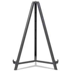 Clearance Quantum Heavy Duty 35.62 in. - 61.22 in. Plastic Display Easel - Black Office Presentation Supplies