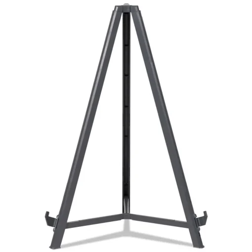 Clearance Quantum Heavy Duty 35.62 in. - 61.22 in. Plastic Display Easel - Black Office Presentation Supplies