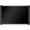 Discount SoftTouch 48 in. x 36 in. Aluminum Frame Fabric Surface Bulletin Board - Black Office Presentation Supplies