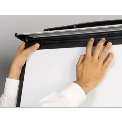Outlet Tripod Extension Bar 69 in. to 78 in. High Magnetic Dry-Erase Easel - Black/Silver Office Presentation Supplies