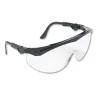 Hot Tomahawk Wraparound Safety Glasses with Black Nylon Frame - Clear (12/Box) Eye Protection