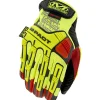 360 Gloves Hi-Viz M-Pact D4 - Small, Fluorescent Yellow Work Gloves