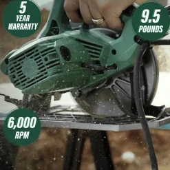 Hot C7SB3M 15 Amp Single Bevel 7-1/4 in. Corded Circular Saw with Blower Function, and Aluminum Die Cast Base Scroll Saws