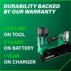 New NR3675DDM 36V MultiVolt Lithium-Ion Cordless Forming Nailer Kit (2.5 Ah/5 Ah) Nailers & Staplers