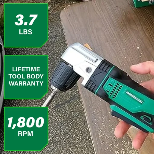 Best 18V Lithium-Ion 3/8 in. Cordless Angle Drill (Tool Only) Right Angle Drills
