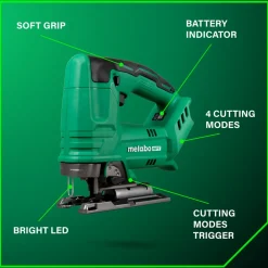 18V Lithium-Ion Cordless Jig Saw (Tool Only) Jig Saws|Scroll Saws