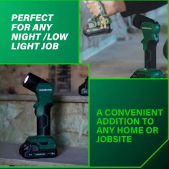New 18V Multivolt 250 Lumen Lithium-Ion Cordless LED Flashlight (Tool Only) Flashlights