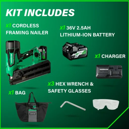 Sale 36V MultiVolt 3-1/2 in. Cordless Framing Nailer Kit (2.5 Ah) Nailers & Staplers