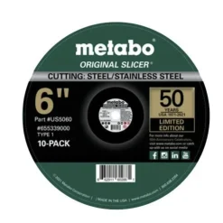 Sale 10-Pack 50th Anniversary Limited Edition 6 in. Original Slicers Power Tool Accessories