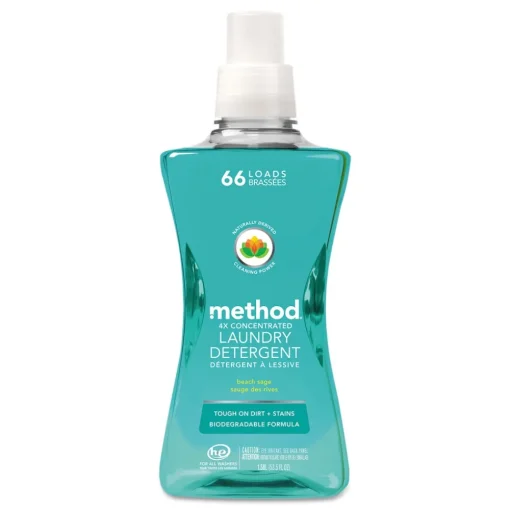 Outlet 53.5 oz 4X Concentrated Laundry Detergent - Beach Sage (4/Carton) Cleaning & Janitorial Supplies