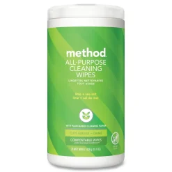 1 Ply All Purpose Cleaning Wipes - White Lime and Sea Salt (6/Carton) Cleaning & Janitorial Supplies