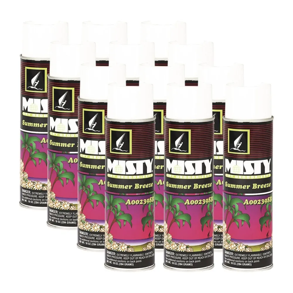 Online 10 oz. Aerosol Spray Handheld Air Deodorizer - Summer Breeze (12/Carton) Odor Control