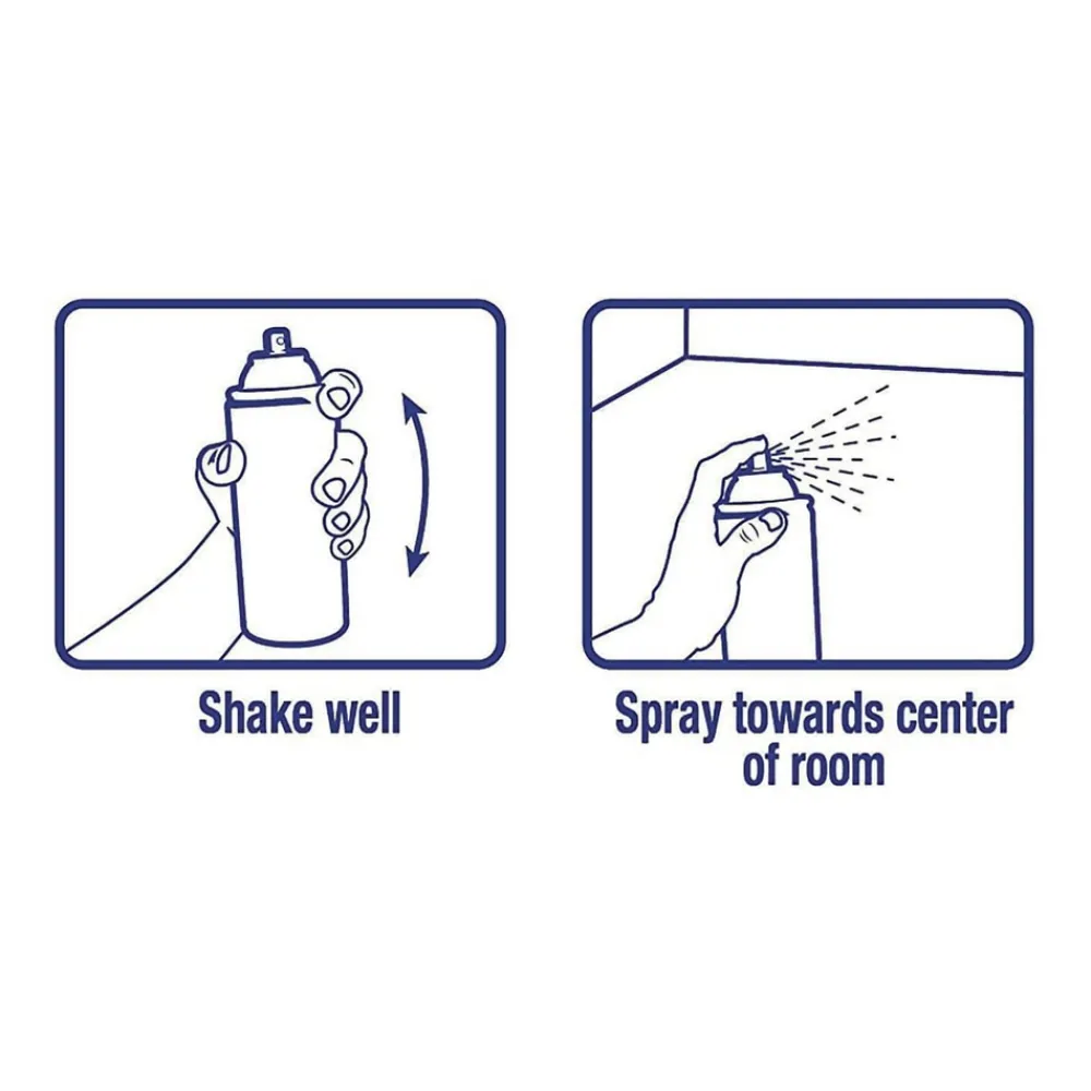 Online 10 oz. Aerosol Spray Handheld Air Deodorizer - Summer Breeze (12/Carton) Odor Control