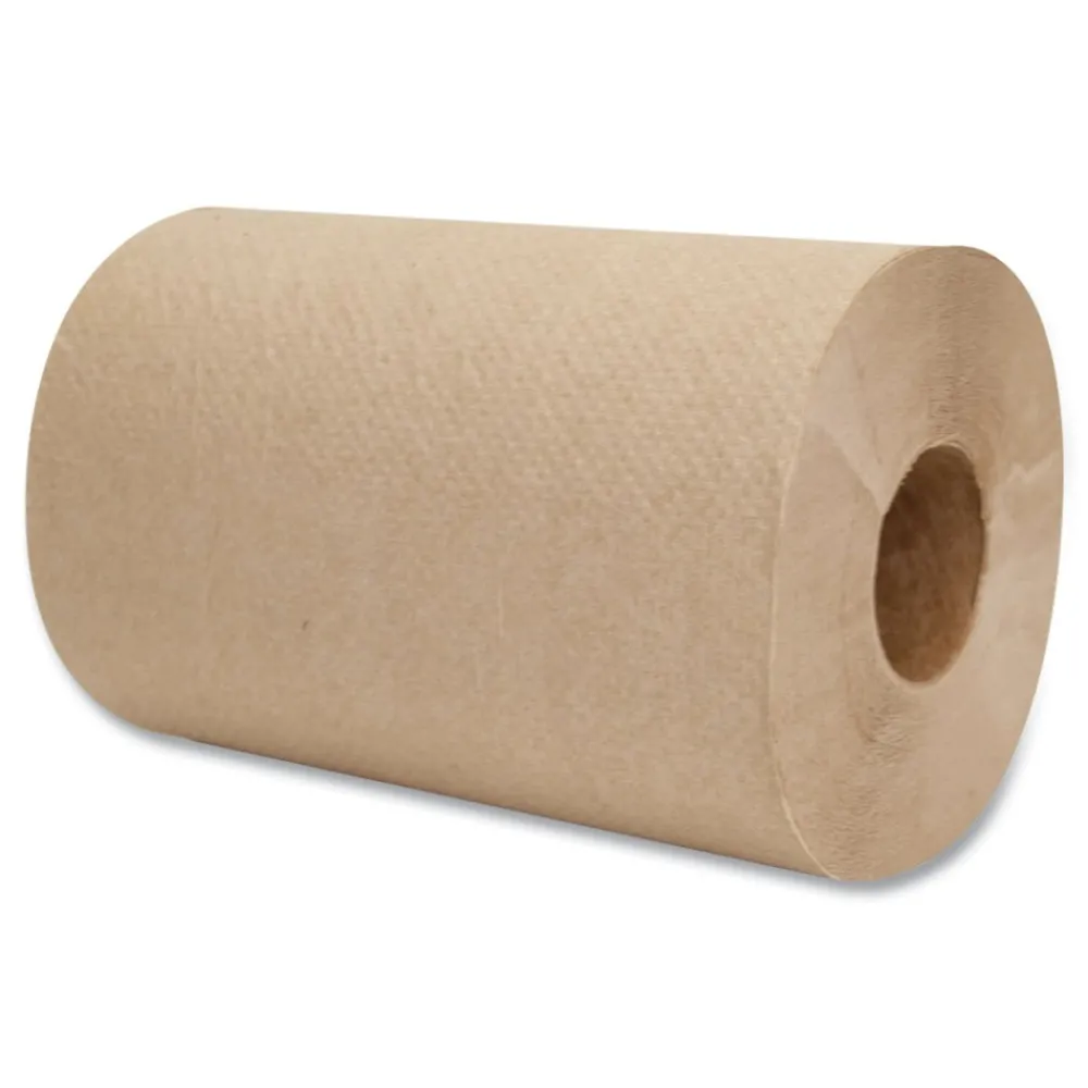 MORSOFT UNIVERSAL ROLL TOWELS, 8-in X 350 FT, BROWN, 12 ROLLS/CARTON Cleaning & Janitorial Supplies