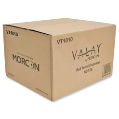 Outlet VT1010 Valay 10 in. Roll Towel Dispenser - Black Paper & Dispensers