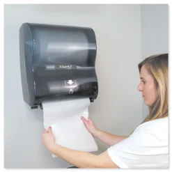 Outlet VT1010 Valay 10 in. Roll Towel Dispenser - Black Paper & Dispensers