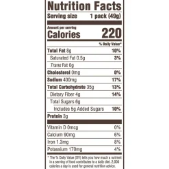 New 1.75 oz. Bag Wheat Thins Toasted Veggie Chips (60/Carton) Food And Snacks