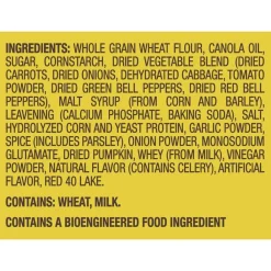 New 1.75 oz. Bag Wheat Thins Toasted Veggie Chips (60/Carton) Food And Snacks