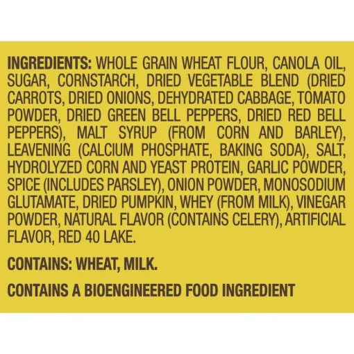 New 1.75 oz. Bag Wheat Thins Toasted Veggie Chips (60/Carton) Food And Snacks