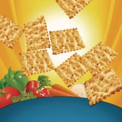 New 1.75 oz. Bag Wheat Thins Toasted Veggie Chips (60/Carton) Food And Snacks