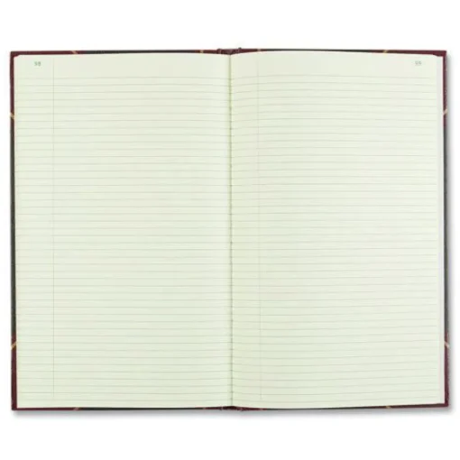 Discount Texthide Eye-Ease 14.25 in. x 8.75 in. Sheets Record Book - Black/Burgundy/Gold Cover Paper & Printables