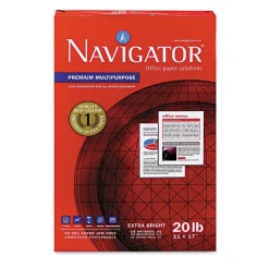 Discount 97 Bright 20 lbs. Bond Weight 11 in. x 17 in. Premium Multipurpose Copy Paper - White (5/Carton) Paper & Printables
