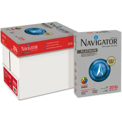 New 99 Bright 20 lbs. Bond Weight 8.5 in. x 11 in. Platinum Paper - White (10/Carton) Paper & Printables