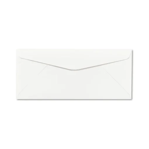 Clearance 4.13 in. x 9.5 in. CLASSIC CREST Commercial Flap Gummed Closure #10 Envelope - Avon Brilliant White (500/Box) Mailing, Packing & Shipping