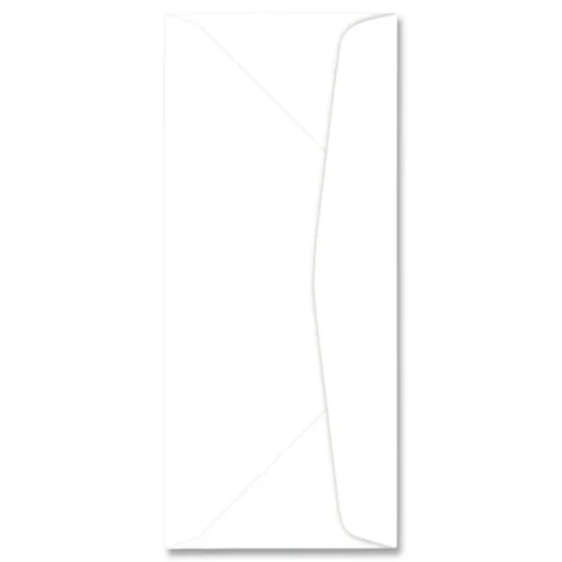 Outlet 4.13 in. x 9.5 in. CLASSIC CREST Commercial Flap Gummed Closure #10 Envelope - Classic Natural White (500/Box) Mailing, Packing & Shipping