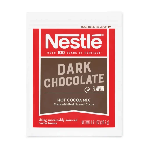 12096919 0.71 oz Hot Cocoa Mix Packet - Dark Chocolate (300/Carton) Food And Snacks