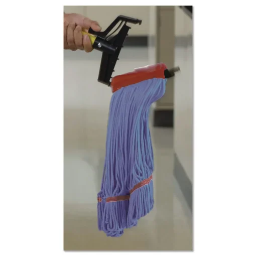 Discount MaxiClean Loop-End Mop, Cotton/Synthetic, 20 oz, Blue Cleaning & Janitorial Supplies