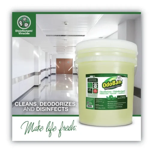 911062-5G CONCENTRATED ODOR ELIMINATOR AND DISINFECTANT, EUCALYPTUS, 5 GAL PAIL Odor Control
