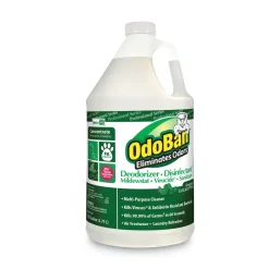 Hot 1-Gallon Bottle Concentrated Odor Eliminator and Disinfectant - Eucalyptus Cleaning & Janitorial Supplies