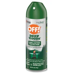 Clearance 6 oz Aerosol Spray Deep Woods Insect Repellent Cleaning & Janitorial Supplies