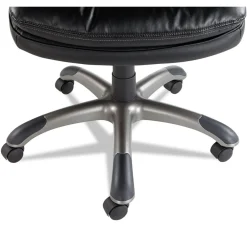Outlet Executive Swivel/Tilt Leather High-Back Chair (Fixed Arched Arms/Black) Office Furniture & Lighting