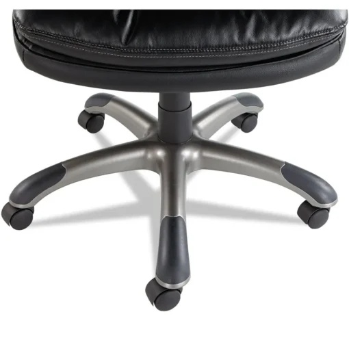 Outlet Executive Swivel/Tilt Leather High-Back Chair (Fixed Arched Arms/Black) Office Furniture & Lighting