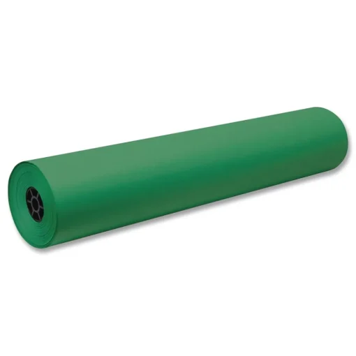 Clearance 36 in. x 1000 ft. 40 lb Cover Weight Decorol Flame Retardant Art Rolls - Tropical Green (1-Roll) Arts & Crafts Supplies