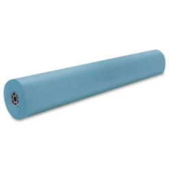 Hot 35 lbs. Wrapping Weight 36 in. x 1000 ft. Rainbow Duo-Finish Colored Kraft Paper - Sky Blue (1-Roll) Arts & Crafts Supplies