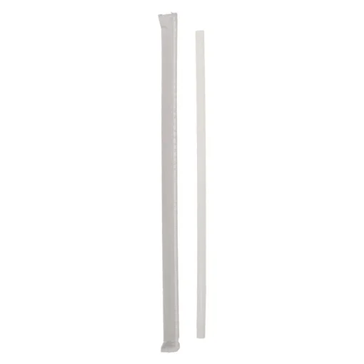 Online 10.25 in. Giant Paper-Wrapped Straw - Translucent (1800/Carton) Tabletop And Serveware